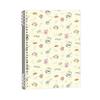 Detachable Floral Puppy B5 Binder Notebook - Comfortable and Simple