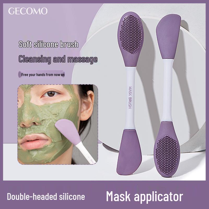 Gemon Silicone Dual-Head Facial Brush & Mask Applicator