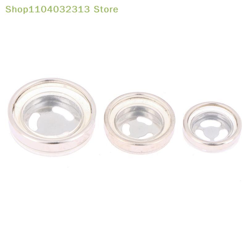 petite10Pcs Motorcycle Brake Master Cylinder Sight Glass Kit Oil Window for Hydraulic Brake Reservoir Quick Fix and Repairing