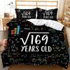 Math Duvet Cover Set Queen Size Mathematics Formula Print Bedding Set For Kids Boys Girls Educational Polyester Comforter Cover