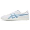 Tokuten Fabric Synthetic Leather Retro Training Lightweight Breathable Low-Top Skate Shoes Unisex Sneaker White Blue 1183A862-107