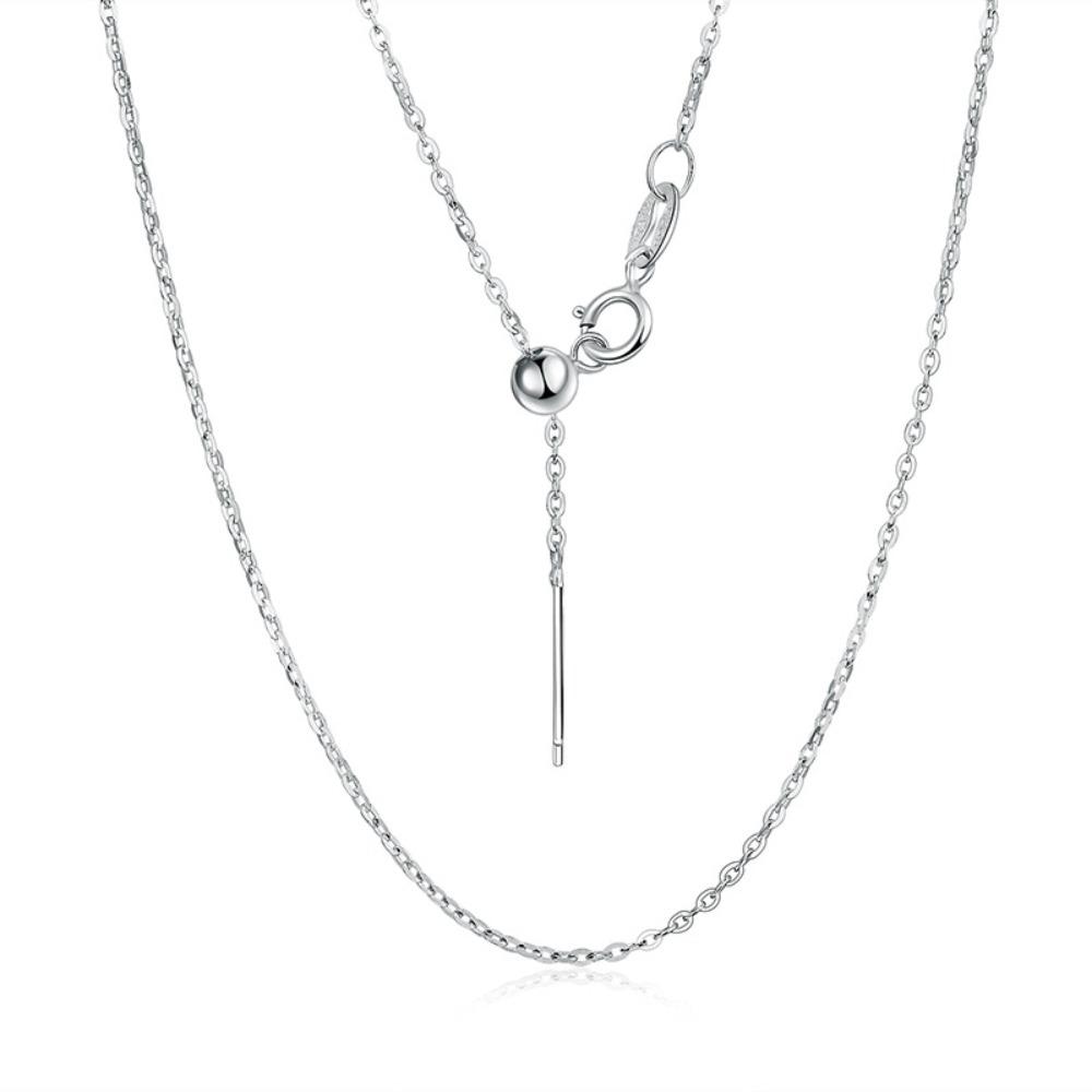 Women S925 Pure Silver Needle Style Universal Beaded Bracelet Adjustable Design