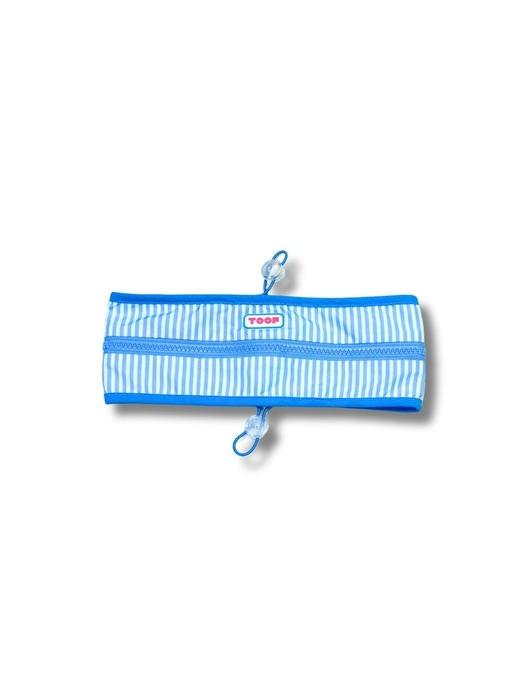 

TOOF STRIPE ICY COOL BLUE SCARF L