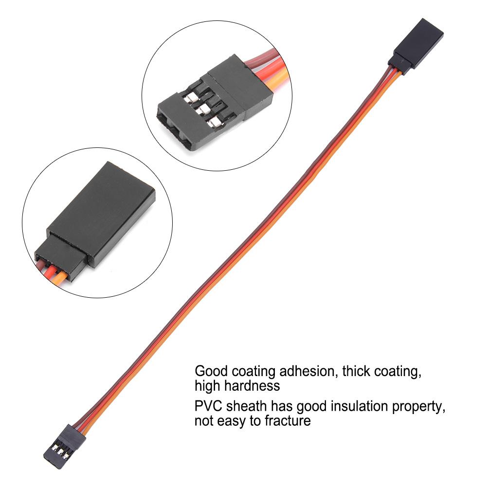 10 buc Cablu prelungitor servo JR tată la mamă pentru RC Futaba500mm