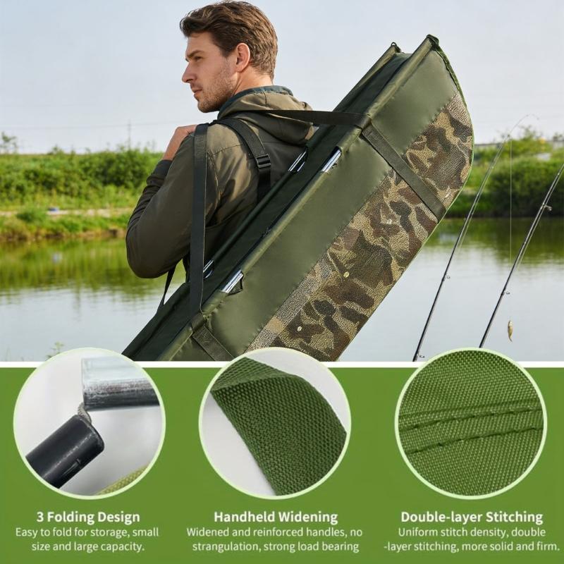 Strong Fish Measuring Container For Oversized Varieties constructed From Long permanent Polyester With Fast Water Release Net And Space Saving Style