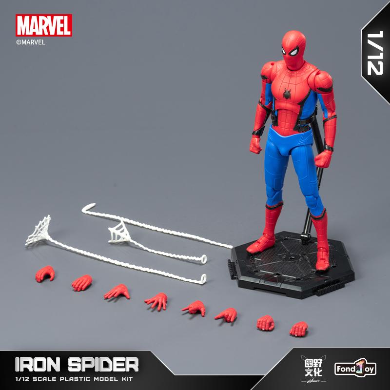 

FondJoy Marvel Spider-Man Venom Genuine Articulated Action Figures Model Kit Desktop Ornaments Boy Splicing Trendy Toy Gift 1/12 Poseable Scale