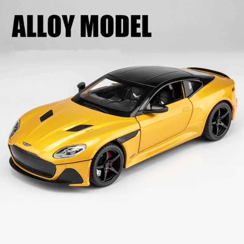 1/22 Aston Martin DBS Superleggera Alloy Sports Car Diecasts & Toy Vehicles Metal Car Model Simulation Collection Toys Gift
