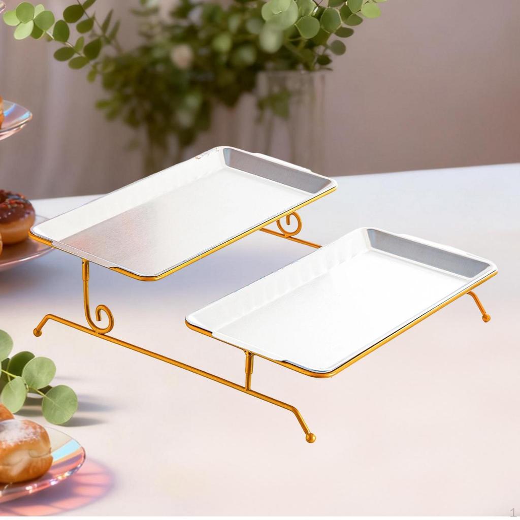 Piatto Frutta Ornamento Regali Piatto da Portata Grande Capacità Piano di Lavoro Versatile Vassoio Caramelle Acciaio Inossidabile