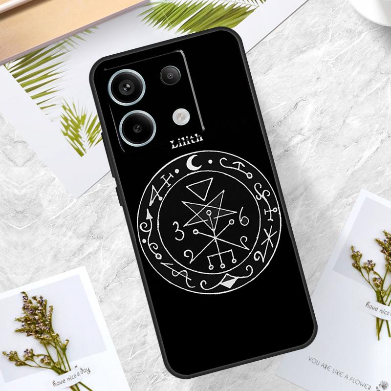 Witchcraft Occult Pentagram Case For Redmi Note 13 Pro Plus 12 11 10 9 Pro 9S 10S 11S 12S 10A 9C 10C 12C 13C Back Cover