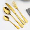 Mirror Golden Stainless Steel Cutlery Creative Christmas Personalized Christmas Complete Dinner Dinnerware Cuisine