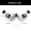 Heavy Duty Quick Jaw 90Degree Corner Clamp Cabinet Drawer Installation Clamps .Y1QB