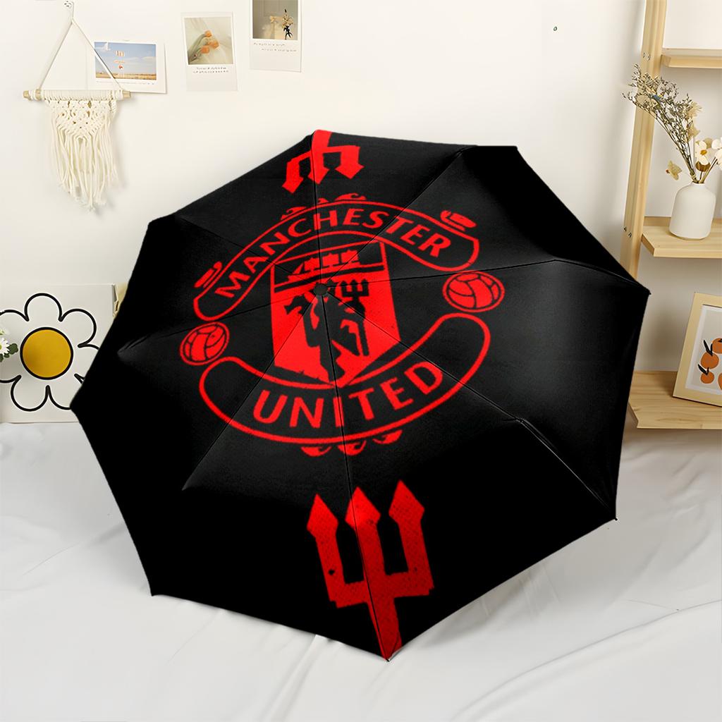 Manchester Outdoor Automatic Umbrella Compact 8-Rib Design Sturdy Construction for Women/Men Fashion Lovers Perfect Gift for Friends Family