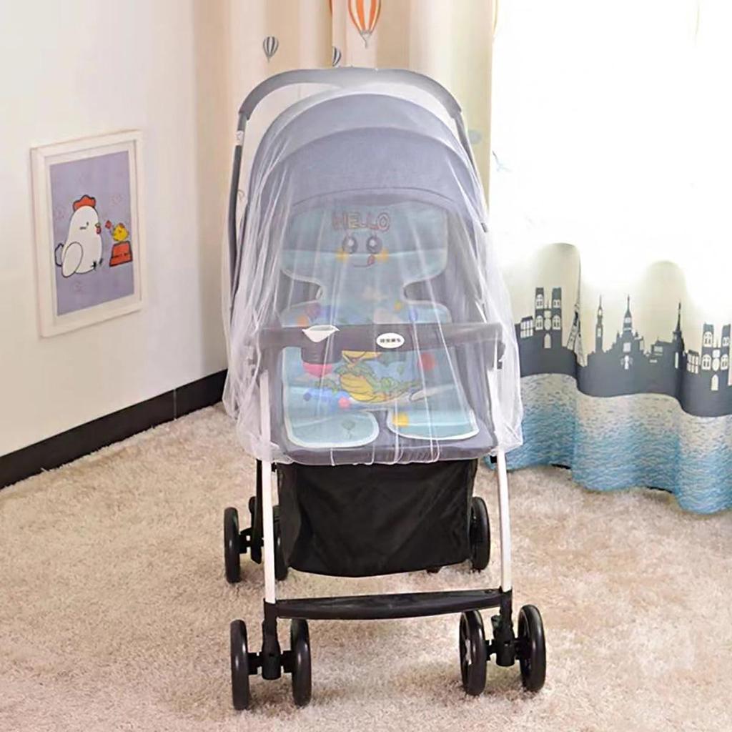Universal Baby Stroller Mosquito Net: Breathable, Large, Dustproof, and Light-Blocking Protective Cover