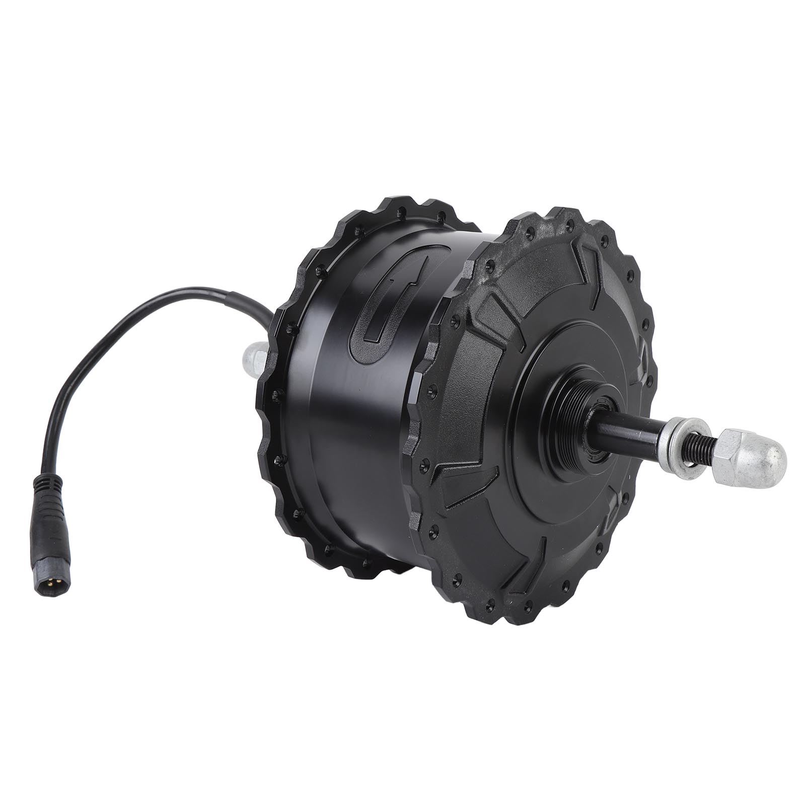 Motor v náboji kola, 48V 750W, hliníková slitina, zadní nábojové kolo motor s 9pinovým kabelovým adaptérem pro elektrokolo gray