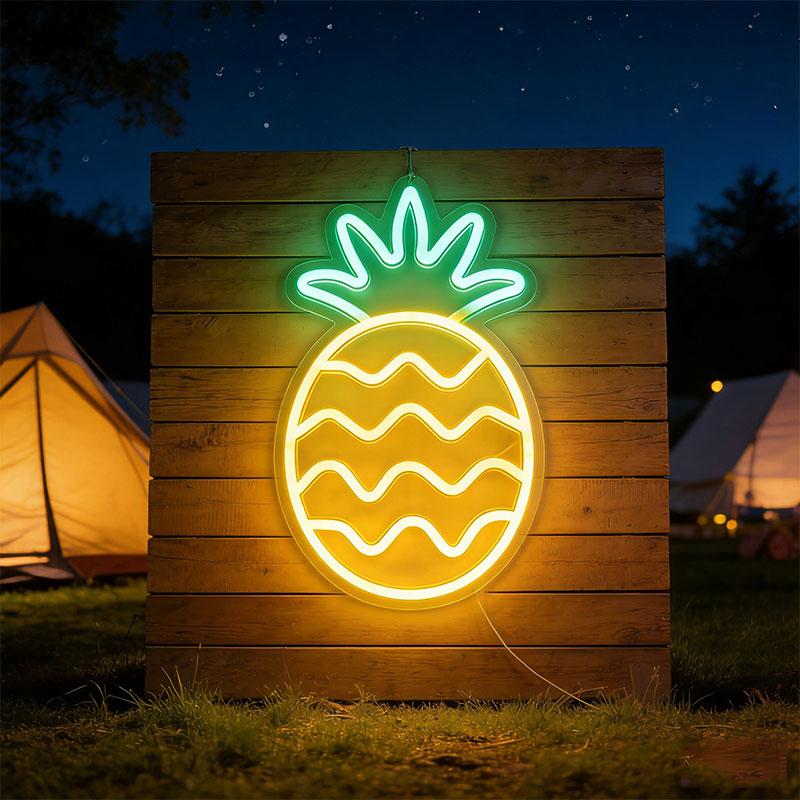 

Pineapple Neon Perfect for Bedroom, Dining Room,Youngsters Room Nighttime Decor, Youngsters Room Night Light for Wall Decor USB