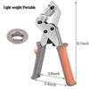 New 2025 Grommet Tool Kit Pliers Eyelet Kit Press Kits Grommet Machine Pliers Grommet Punch with Eyelets and Grommets to 1