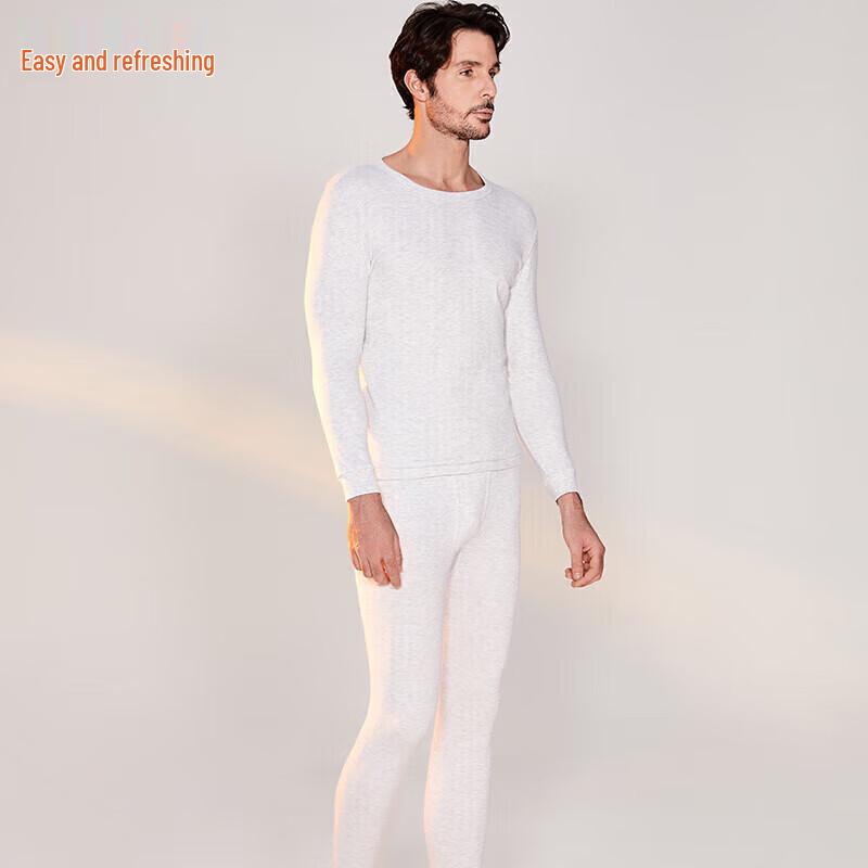 Yi Er Shuang Men's 100% Cotton Thermal Underwear Set