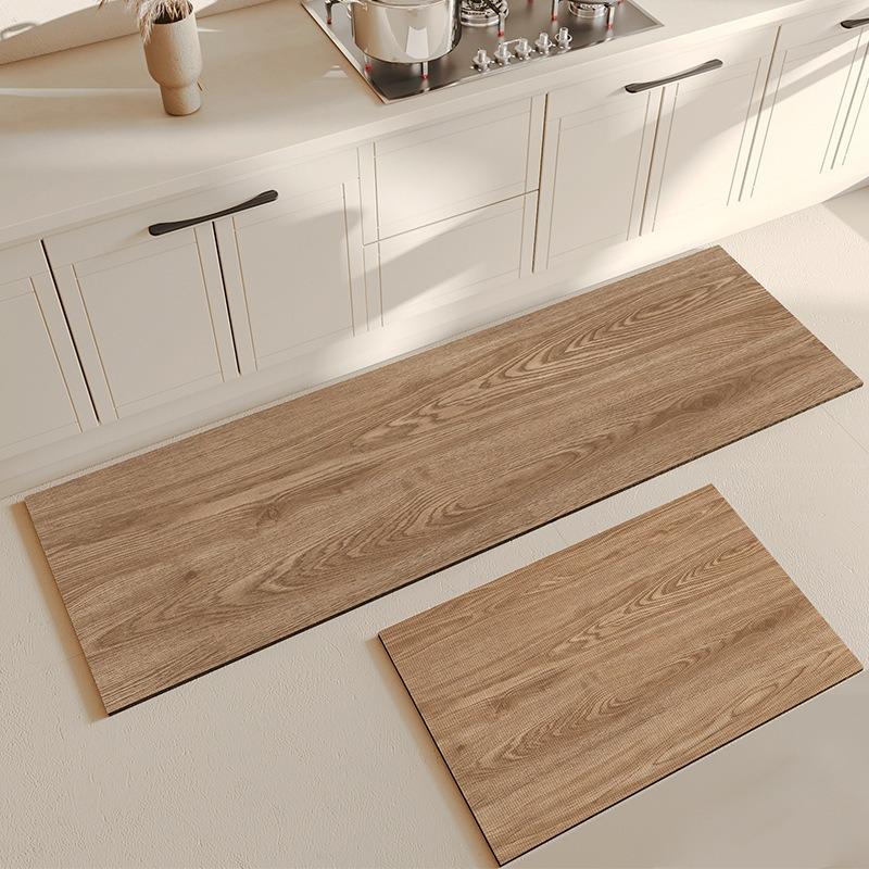 Kitchen Mat 200Cm Pvc Floor Mats Waterproof Leather Carpet Non-Slip Area Rug Oil-Proof Home Decoration Alfombra De Cocina