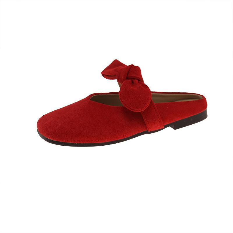 Женские балетки тапочки замшевые модные мюли туфли новые сандалии с ремешком на пятке 2025Летние повседневные мюли женские шлепанцы Zapatos Mujer мокасины 35 2770₽