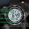 Top Brand Luxury Men's Sports Electronic Watch Student Outdoor Multi functional LED Analog Digital Wristwatch Alarm Clock