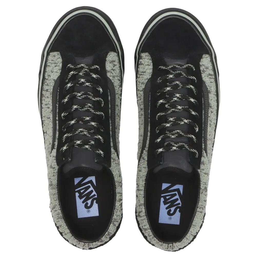 Vans Premium Old Skool Reissue 36 Comfortable Versatile Skate Shoes Unisex Sneakers Black Gray VN000EK7GP3