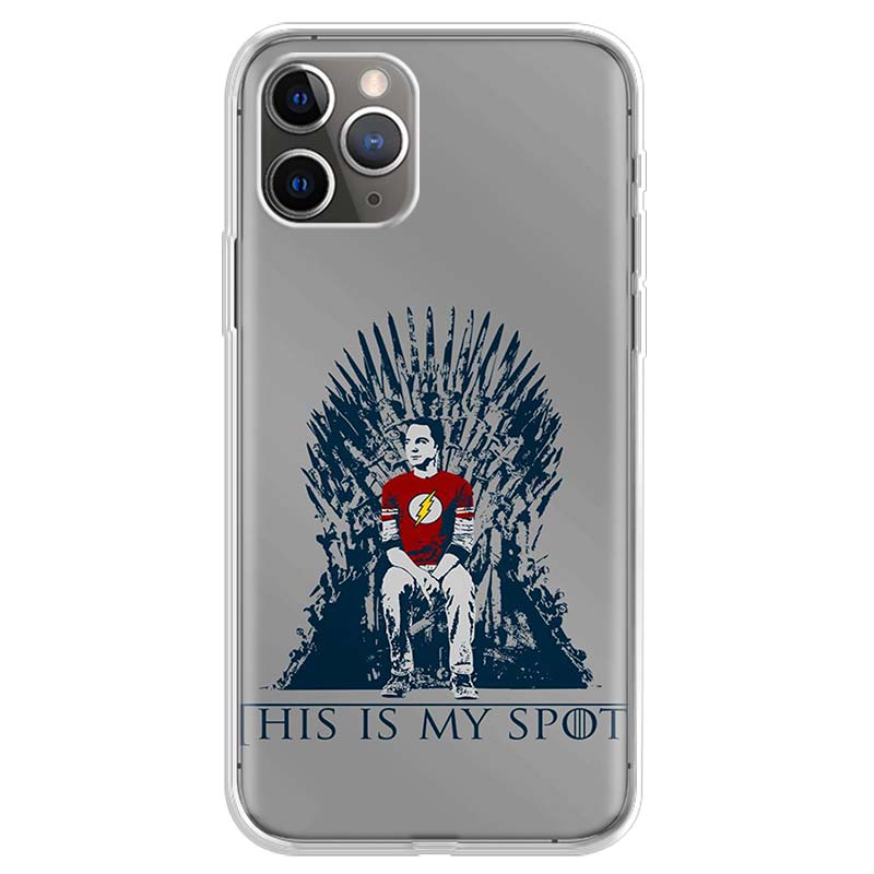 The Big Bang Theory Pattern Phone Case For iPhone 17 Air 11 13 Mini 14 15 Plus 16 12 Pro Max 16E SE 7 8 Pattern Soft TPU Back Co