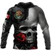 2025 Europe, America, Europe and America men's sweater Mexico logo boys sweater 3D printing autumn and winter hooded sweater