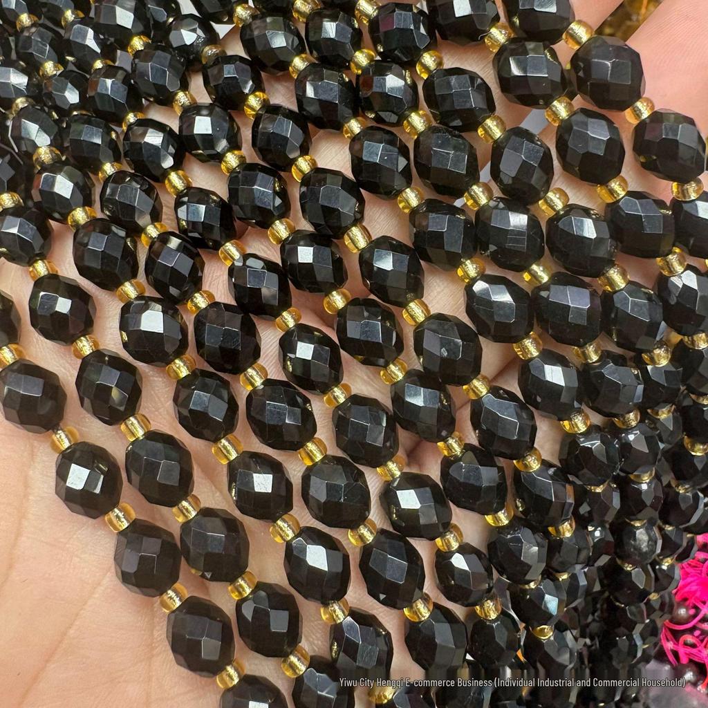 6x8mm Faceted Oval Natural Stone and Crystal Beads for DIY Jewelry