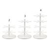 2/3/4-Tiers Jewelry Organizers Display Stand with Tray Plastic Necklace Earring Holder Jewelry Storage Display Tower