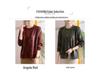 Elegant Jacquard Spring T-shirt Set for 50-Year-Old Women - Enhances Skin Tone, Perfect As Outerwear or Base Layer