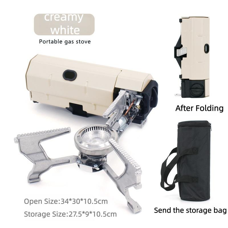 Outdoor Foldable Portable Camping Kitchen Gas Stove High-fire Cartridge Stove
