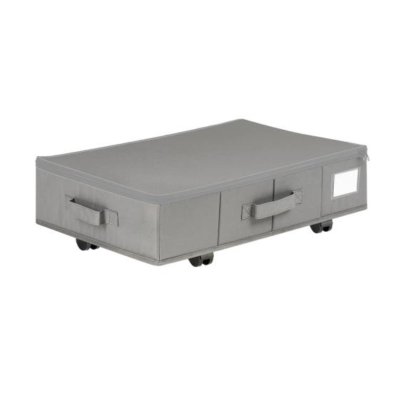 Aufbewahrungsbox unter dem Bett mit Rädern Faltbare Aufbewahrungsbox unter dem Bett Mit Reißverschluss Platzsparend Rollender Organizer
