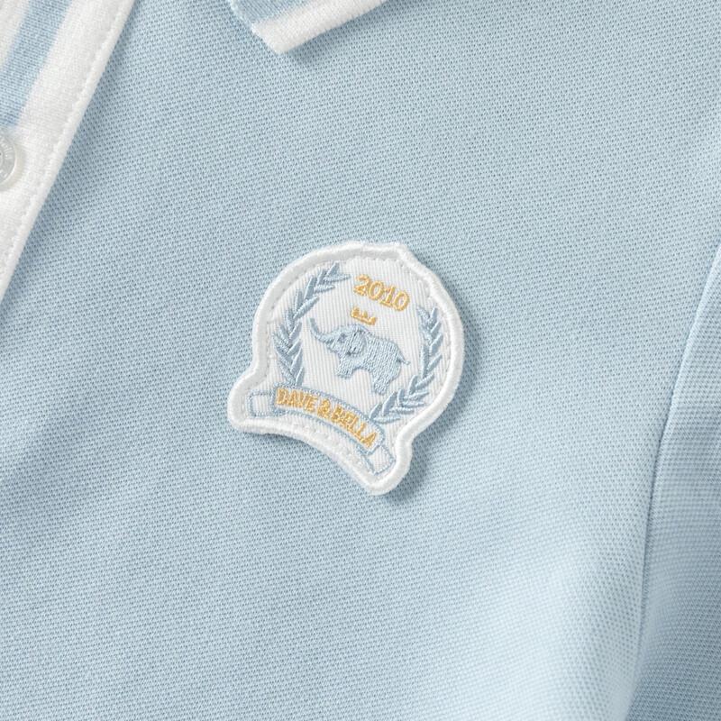 DAVE & BELLA Boys' Long-Sleeve Polo T-shirt