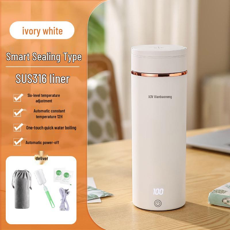 Portable Smart Travel Kettle with Adjustable Temperature