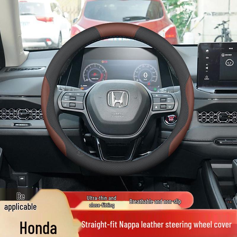 Compatible Steering Wheel Covers for Honda Accord, Breeze, CR-V, Odyssey, Fit, Crider, Vezel, and Zhizun.