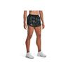 Under Armour Fly-By Your Face Off All Over Print Running Shorts Women Shorts Black 1361907-001