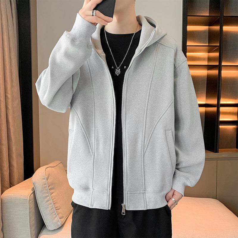 Di Yu Shen Long Unisex Hooded Cardigan: Heavyweight Casual American Streetwear Jacket