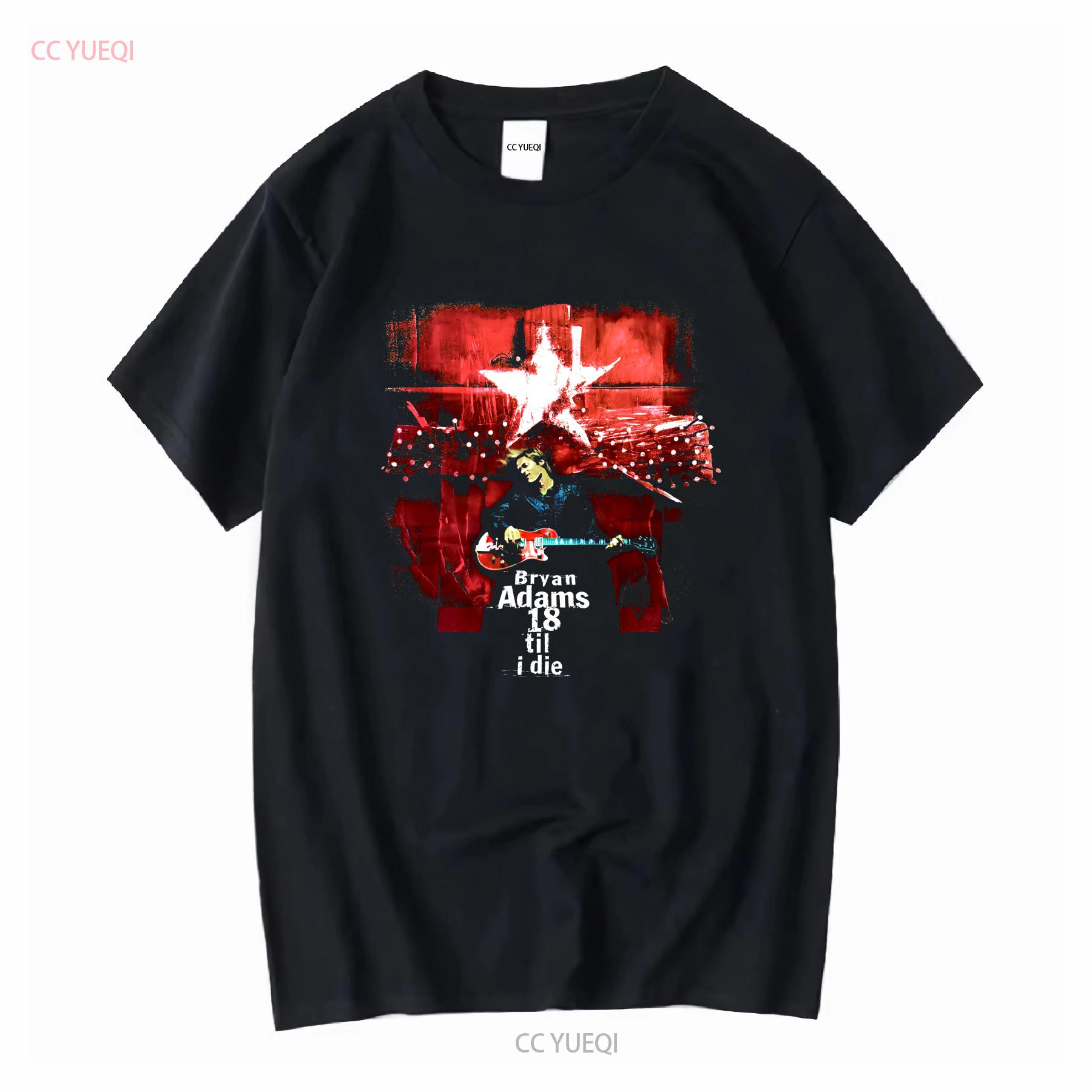 

Vintage Brian Adams 18 Til I Die Tour 1996 T Shirt 90 s Double Sided XL vintage Washed fashion Stretched Breathable 4XL