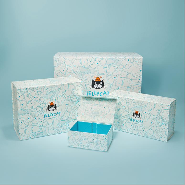 JELLYCAT Exclusive Box Storage Box White Medium 31*18*11cm