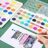 Watercolor Paint Set, Vivid Colors in Portable Box, Perfect Travel Watercolor Set for Artists, Amateur Hobbyists and Painting