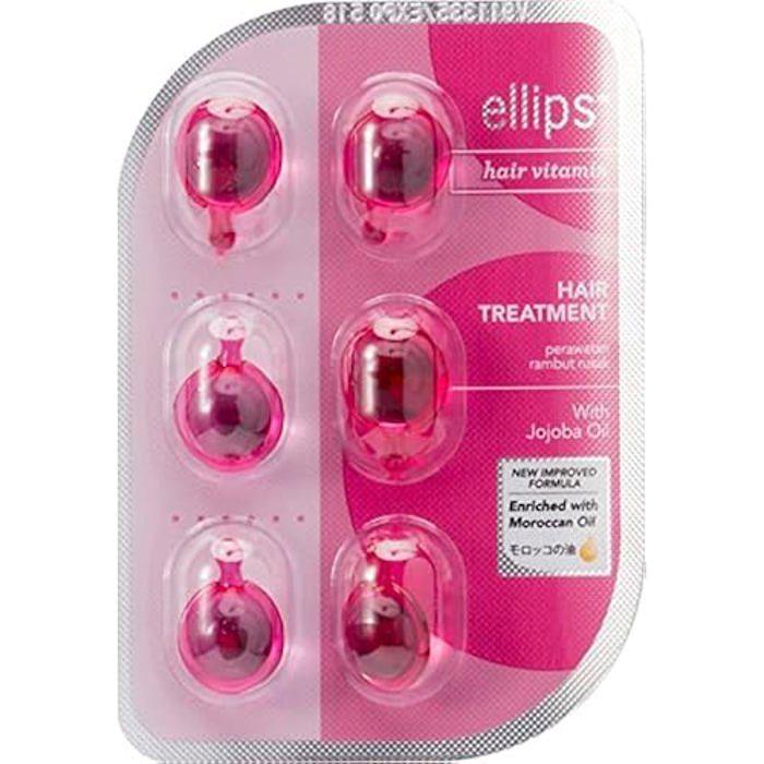 Ellips Péče o vlasy s vitamíny pro vlasy (marocký olej) 6 kapslí 6 blistrů