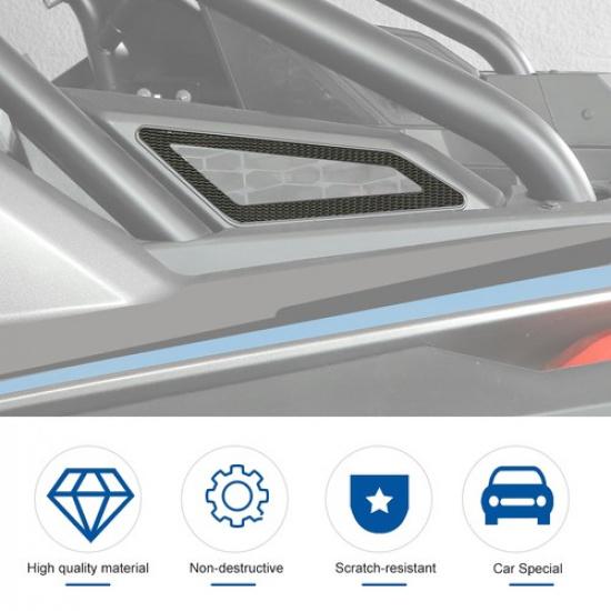 Kohlefaser-Lüftungsgitter-Lufteinlass-Rahmenverkleidung für Polaris RZR PRO XP Ultimate -25