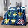 New ModelCute Octonauts Cartoon Children's Blanket Suitable for Family Bedrooms, Beds, Sofas, Travel, Offices, and Other Places