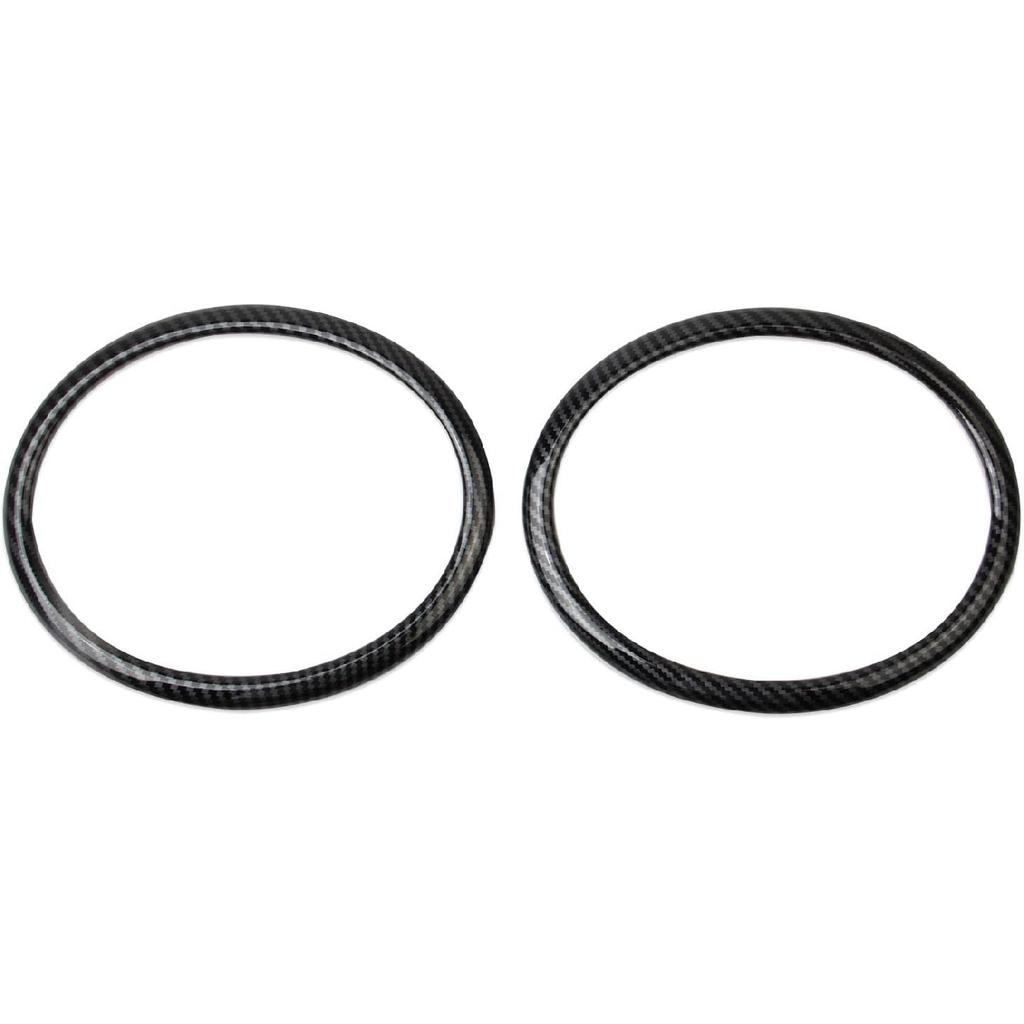 Crosselec W Stylu Włókna Węglowego Ramka Pokrywy Pierścienia Dźwiękowego Głośnika Drzwiowego Wykończenia dla Chrysler Crossfire