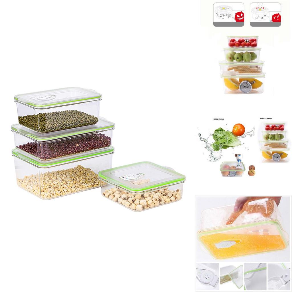 High-quality Microwave Safe Square Vacuum Seal Lunch Box For Fresh Storage