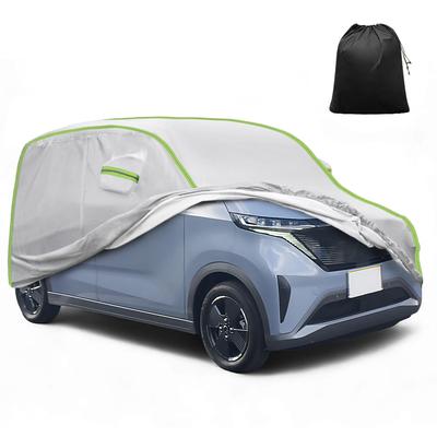 X AUTOHAUX Sakura Days 350x148 X 145cm Mini Car Typhoon Windproof Rope Fleece Rain Flame Sand Hail Zipper On Nighttime Safety Easy To Install and Car