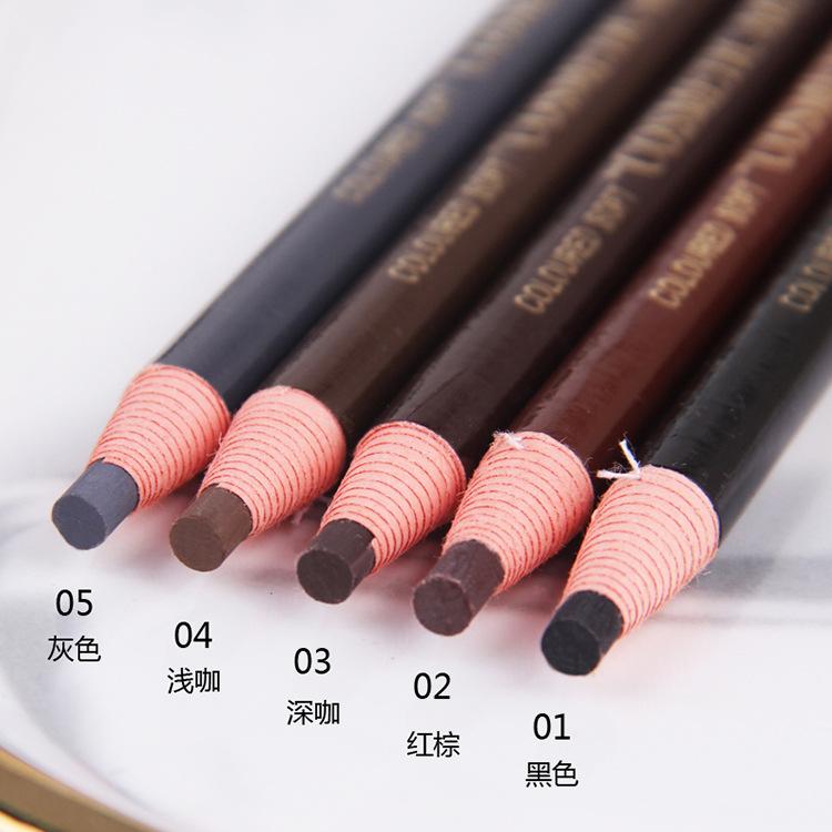 818 Waterproof and Sweat-proof Eyebrow Pencil, Roll Paper Pull Pencil, Tear Eyebrow Pencil Makeup