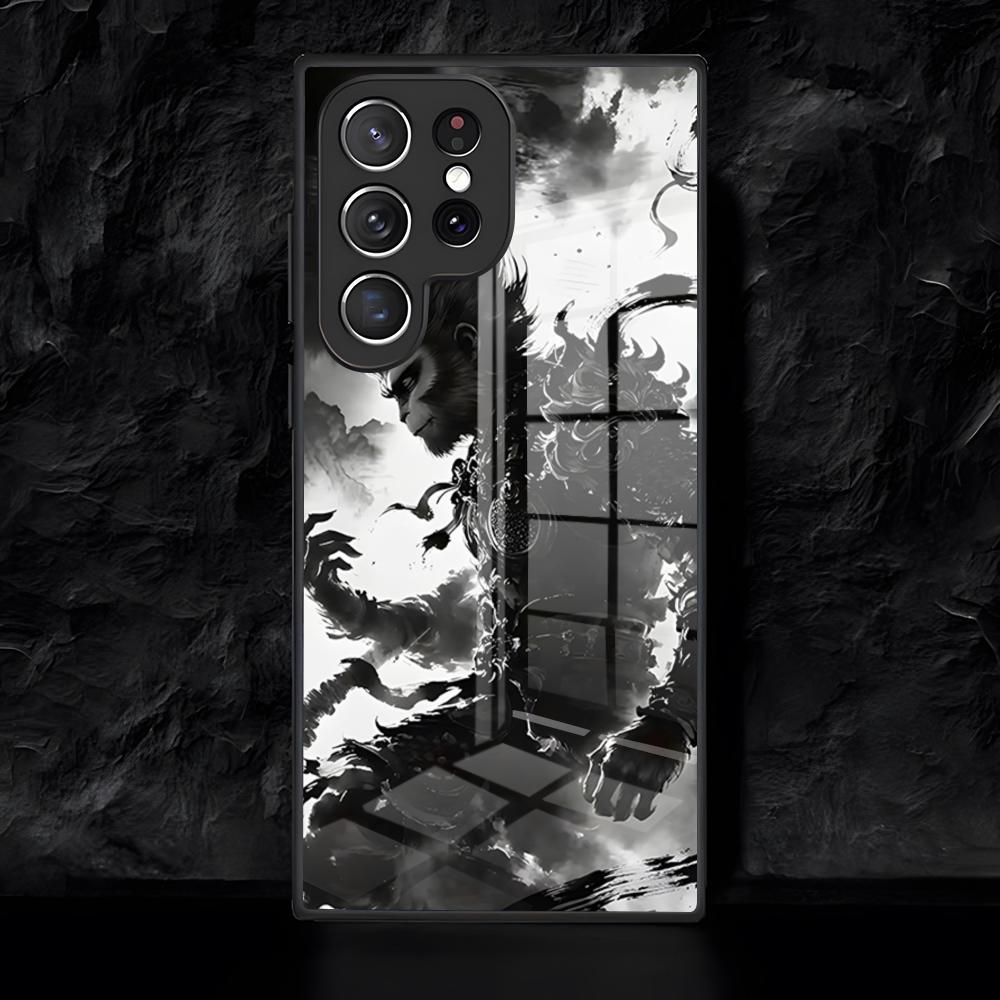 Cool Monkey King Phone Case For Samsung S26 S25 Edge Ultra 24 23 22 21 Ultra Plus Fe A55 56 15 4G 5GGlass Cover