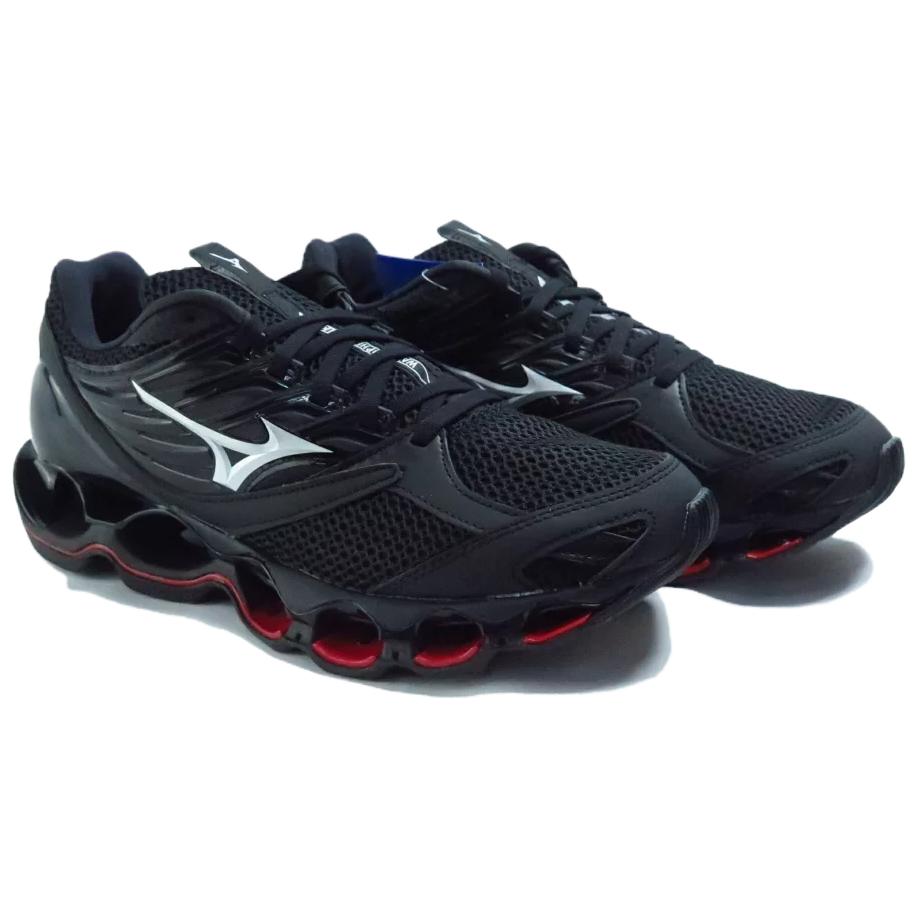 Mizuno Wave Prophecy 13 S Black Red Men Sneakers J1GC244905