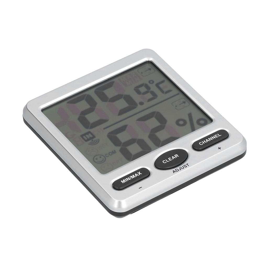 Wireless Thermometer Hygrometer Digital Temperature Humidity Monitor for Indoor Outdoor Baby